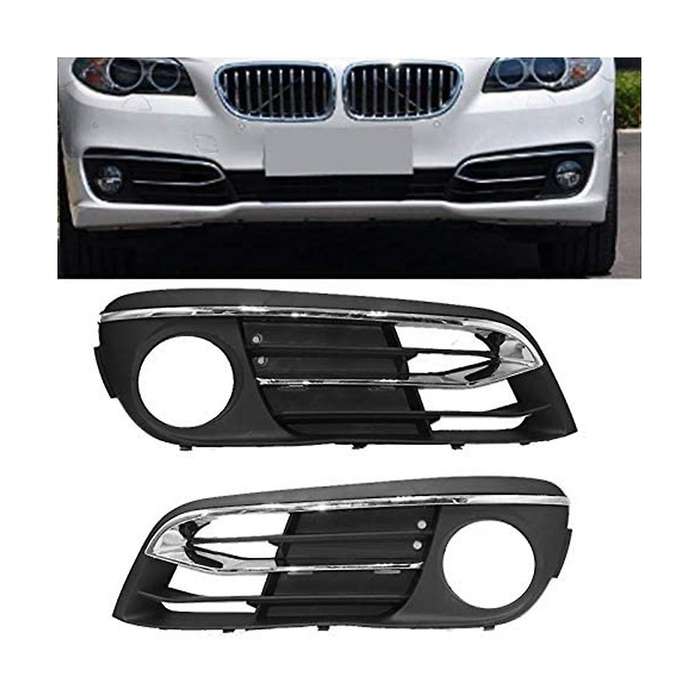 Car Front Bumper Fog Light Grille Trim Panel for F10 F11 520i 525d 528i 535i 535ix 550i 51117342389