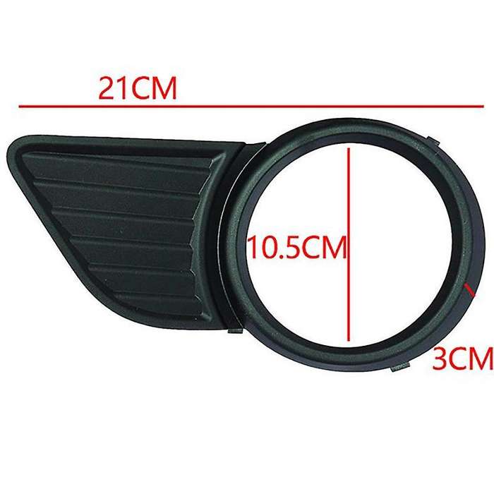 Car Front Bumper Fog Light Lamp Frame Cover Replacement for Sienna 2011-2017, 5212708030(Passenger
