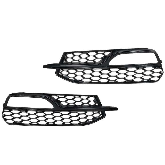 Car Front Bumper Fog Light Lamp Grille Cover Honeycomb Mesh Style for- S3 A3 S-Lines 14-16 8V3807682