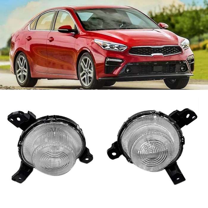 Car Front Bumper Fog Lights Assembly Driving Lamp Foglight with Bracket for Forte 2019-2020 92207M7