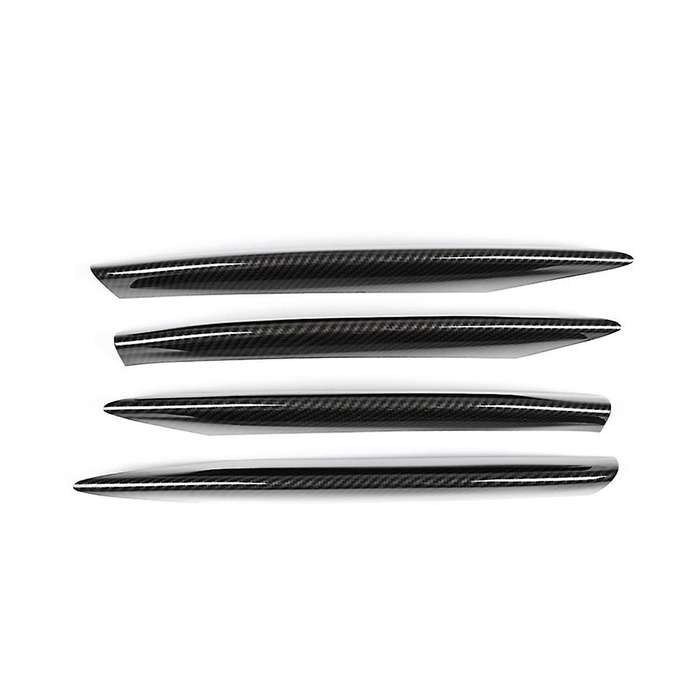 Car Front Bumper Fog Light Trim Strips for C Class W205 2019-2021 Air Intake Grille Splitter Decorat