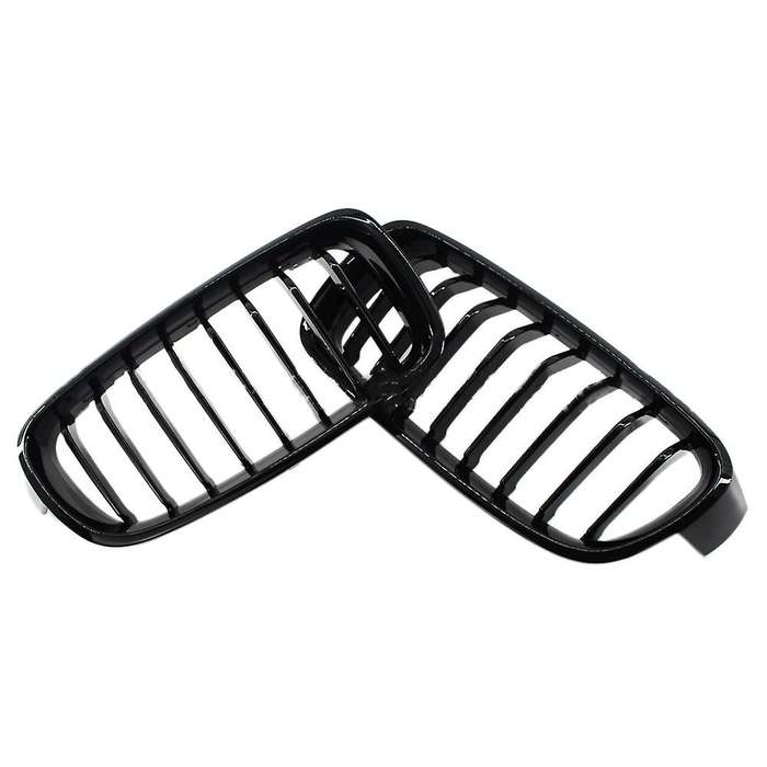 Car Front Bumper Grilles Hood Center Grill Dual Slats Grill for 3 Series F30 320DX/320I/340IX 2012-2
