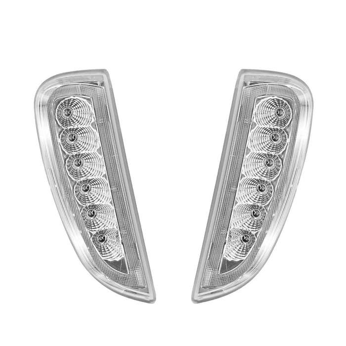 Car Front Bumper LED DRL Daytime Running Light Fog Light with Turn Signal Lamp for  957 2007-2010