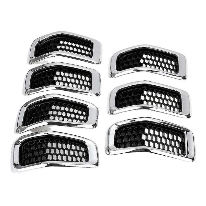 Car Front Bumper Insert Mesh Grille Decoration Cover Front Radiator Inlet Grill Trim Cover for 2014