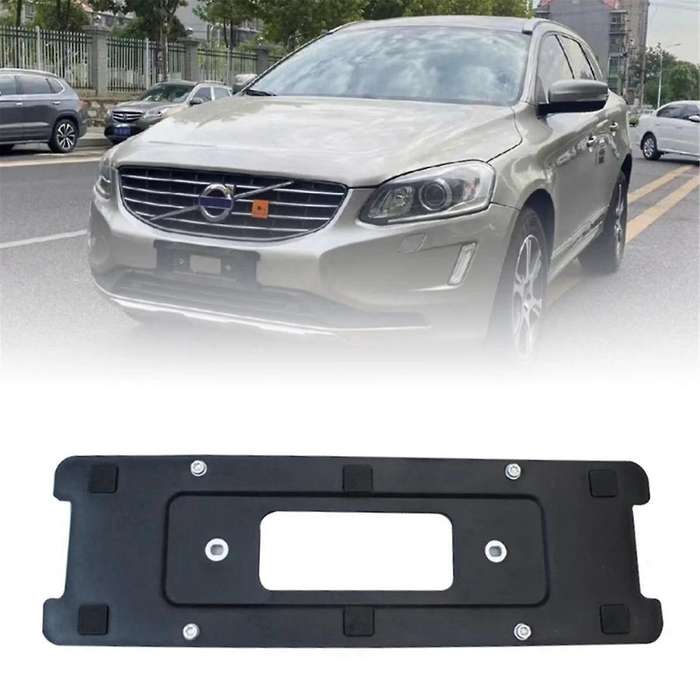 Car Front Bumper License Plate License Plate Holder for Xc60 S60 S90 V90 2017-2023 31358493 31425786
