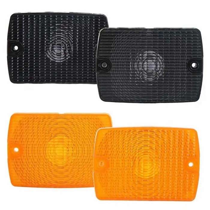 Car Front Bumper Light Cover 56001378 CH2520111 for YJ 1987-1995 Turn Signal Light Cover Black