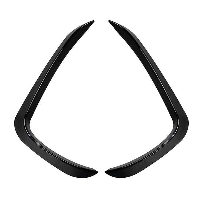 Car Front Bumper Lip Side Spoiler Fog Lamp Frames Cover for X5 F15 2014-2018 Body Kit Splitter(gloss