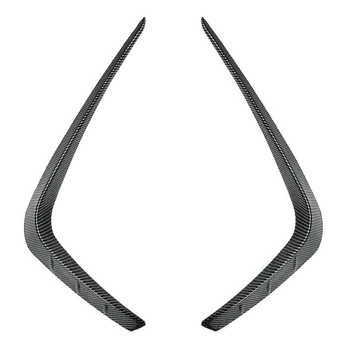 Car Front Bumper Lip Splitter Spoiler Strips for Focus St Line 2019-2022 Front Air Knife Trims Carbo