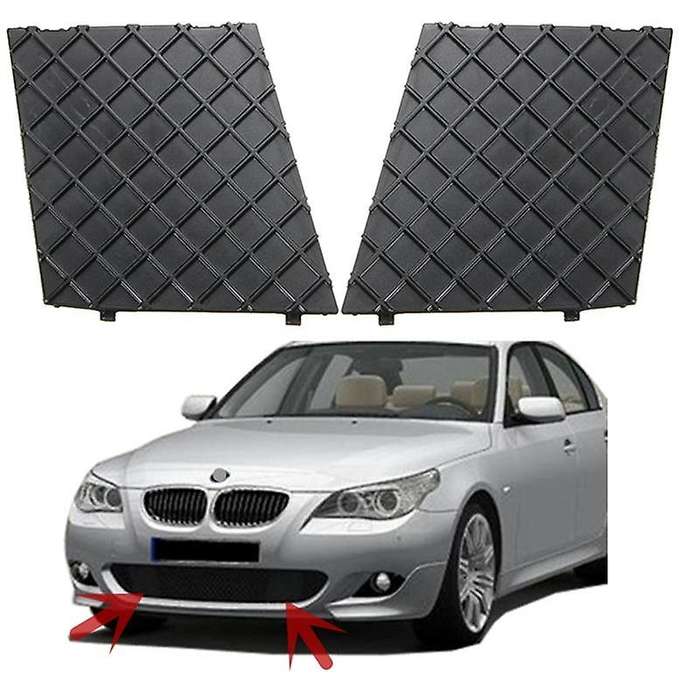 Car Front Bumper Lower Mesh Grill Plate Trim Cover for E60 E61