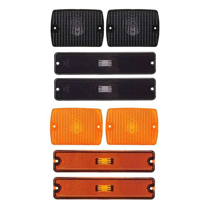 Car Front Bumper Side Marker Light Cover 56001378 56001424 for Wrangler YJ 1987-1995 Turn Signal Lig
