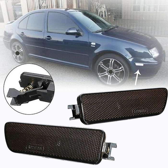 Car Front Bumper Side Marker Light Turn Signal Light Lamp Repeater for GOLF MK4 1999-2005