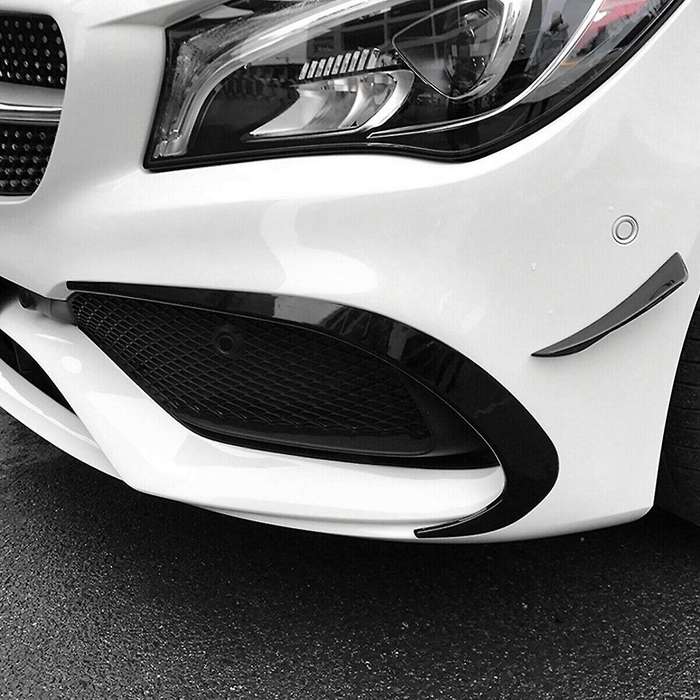 Car Front Bumper Splitter Spoiler for W117 CLA45 CLA200