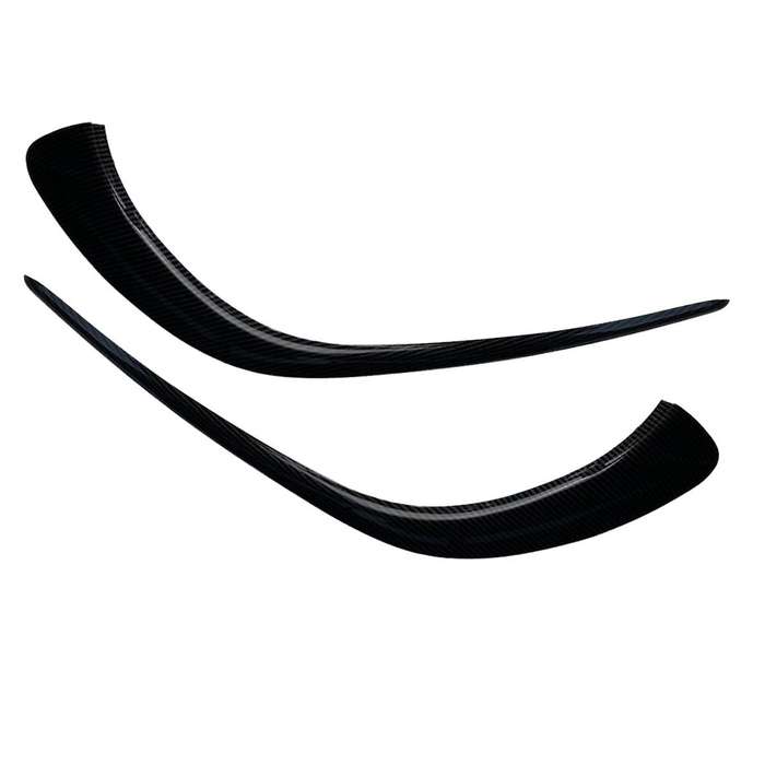 Car Front Bumper Splitter Spoilers Canard Air Knife Surround Trim for CLA W118 C118 CLA35 2020+ Blac