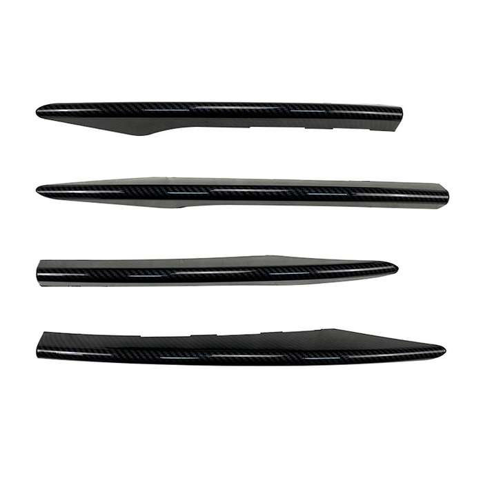 Car Front Bumper Spoiler Cover Fog Light Grille Stip for E Class W213 E260 E300 E53 2021 A