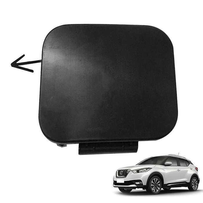 Car Front Bumper Tow Hook Cover Cap Towing Hole Lid Trailer Trim Cap for Kicks 2017 2018 2019