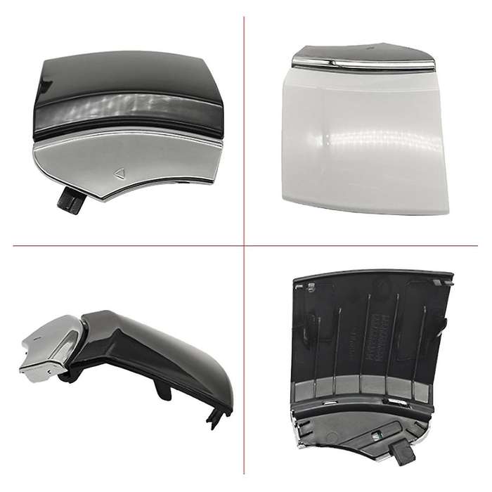 Car Front Bumper Towing Hook Cover Tow Hook Cap Painted 1678855002 for GLS W167 2020-2023 Black