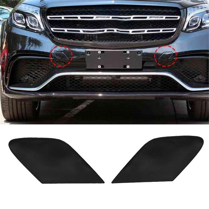 Car Front Bumper Towing Hook Cover Tow Hook Cap No Paint 2928852922 2928853022 for - GLS W166 W292