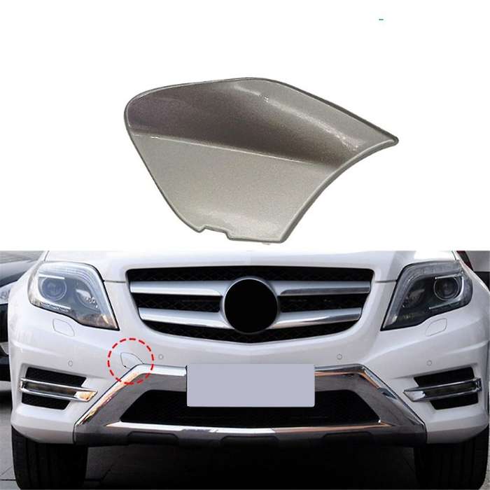 Car Front Bumper Towing Hook Cover Tow Hook Cap Painted 2048851424 for - X204 Silver