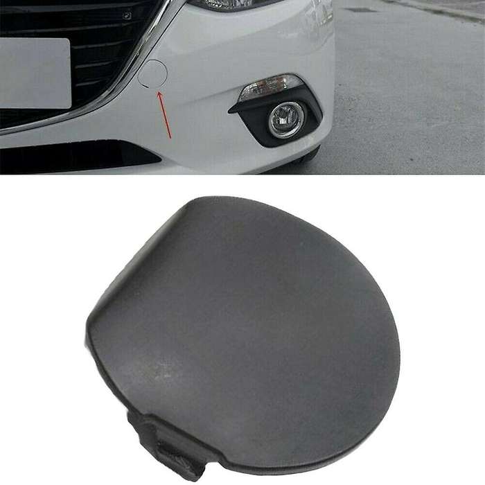 Car Front Bumper Towing Tow Eye Hook Cover Cap Generic for Axela 2014-2016 BKC3-50-A11F