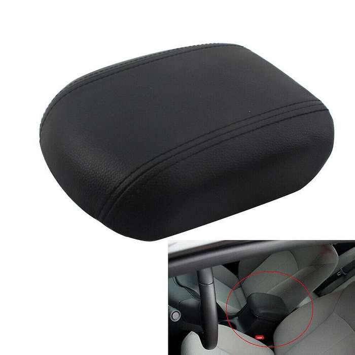 Car Front Center Console Arm Rest Lid Black Armrest Cover for 2009-2014 96931638