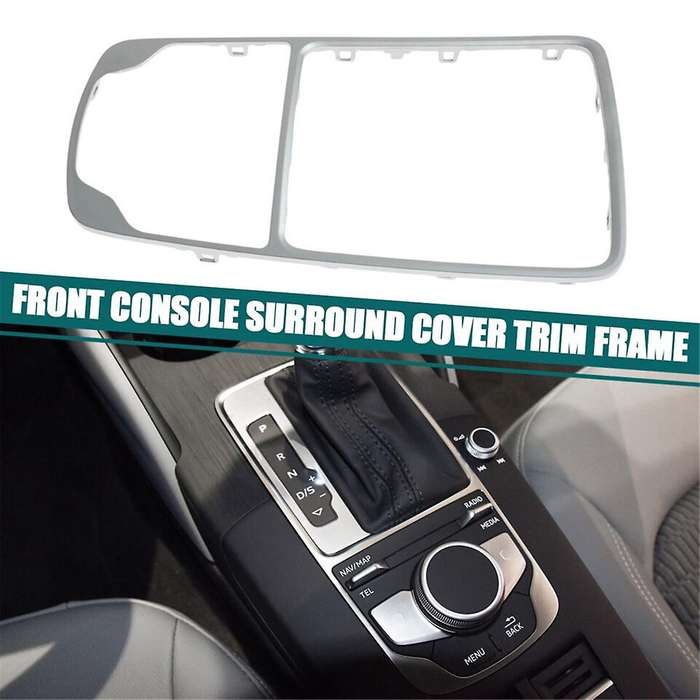 Car Front Console Chrome Gear Shift Knob Frame Surround Trim 8V0864260A for A3 S3 RS3 2013-2020 8V0-