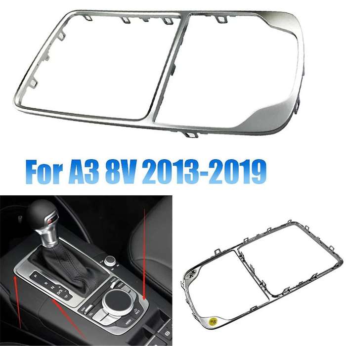 Car Front Console Chrome Gear Shift Knob Frame Surround Trim 8V0864260A for A3 S3 RS3 2013-2020 8V0-