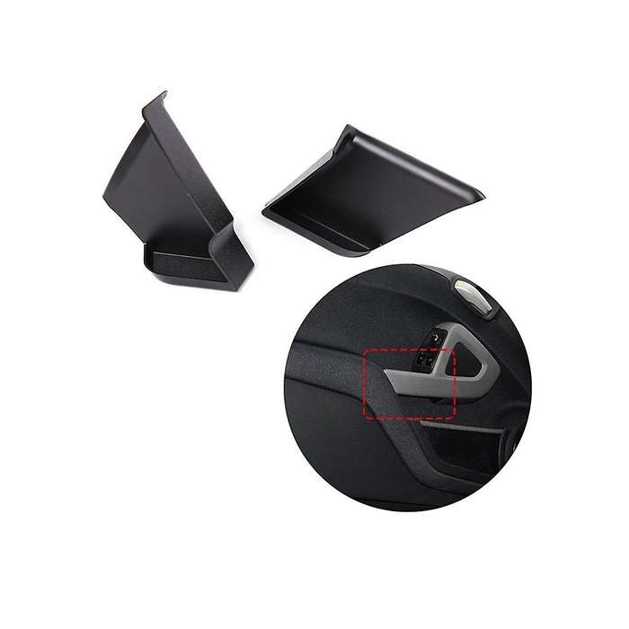 Car Front Door Storage Box Handle Armrest Organizer Container Holder for Smart 451 Fortwo 2010-2014