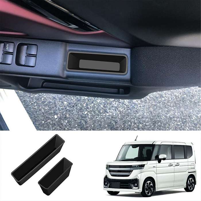 Car Front Door Storage Box Silicone Organizer Holder Tray for SPACIA 2024 SPACIA Custom MK04 Series