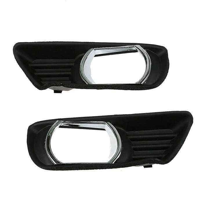 Car Front Fog Lamp Decorative Plate Fog Lamp Plating Cover Frame for XV40 2007-2009 52128-06040 5212