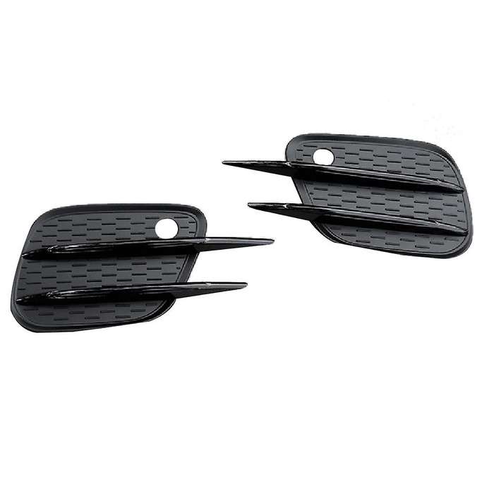 Car Front Fog Lamp Grille Cover Spoiler Decoration Replacement Accessories for - X247 Black