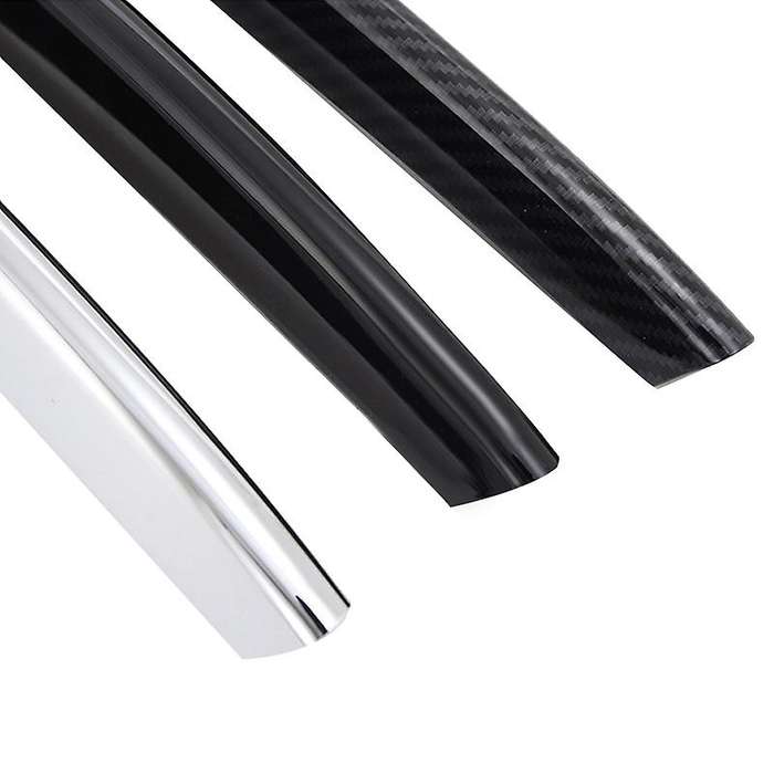 Car Front Fog Lamp Strip Grille Trim Cover for W167 V167 GLE350/400/450 GLE53 2020+ Gloss Black