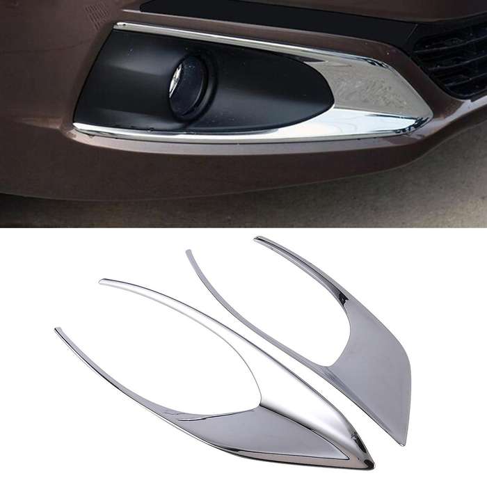 Car Front Fog Light Cover Case Stickers Trim Accessories for 301 2017