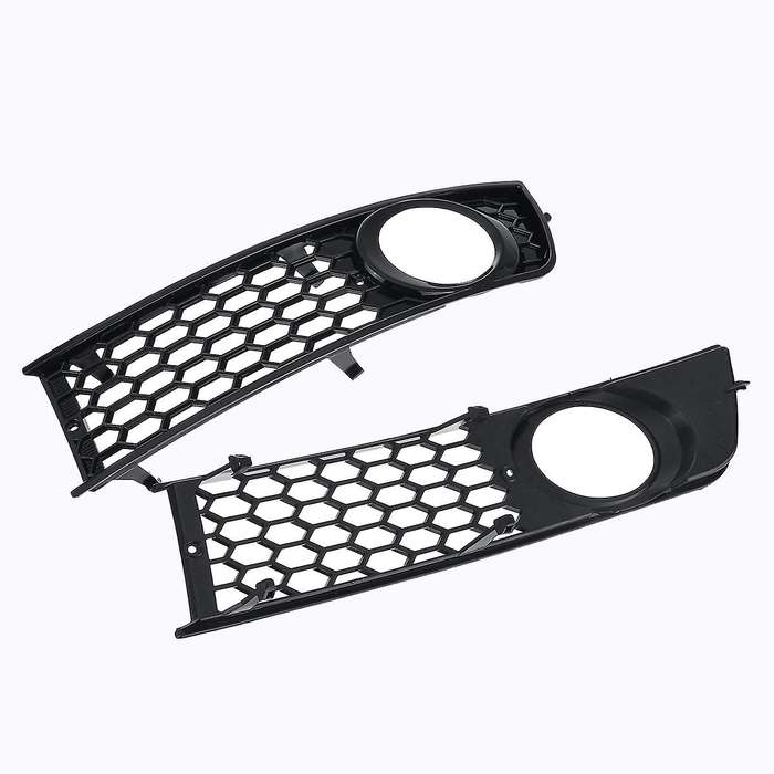 Car Front Fog Light Grille Honeycomb Mesh Style Grill Grille for  A4 B6 2001-2005