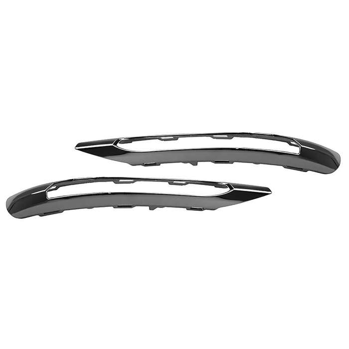 Car Front Fog Light Grille Chrome Molding Trim for W204 C200 C280 C350