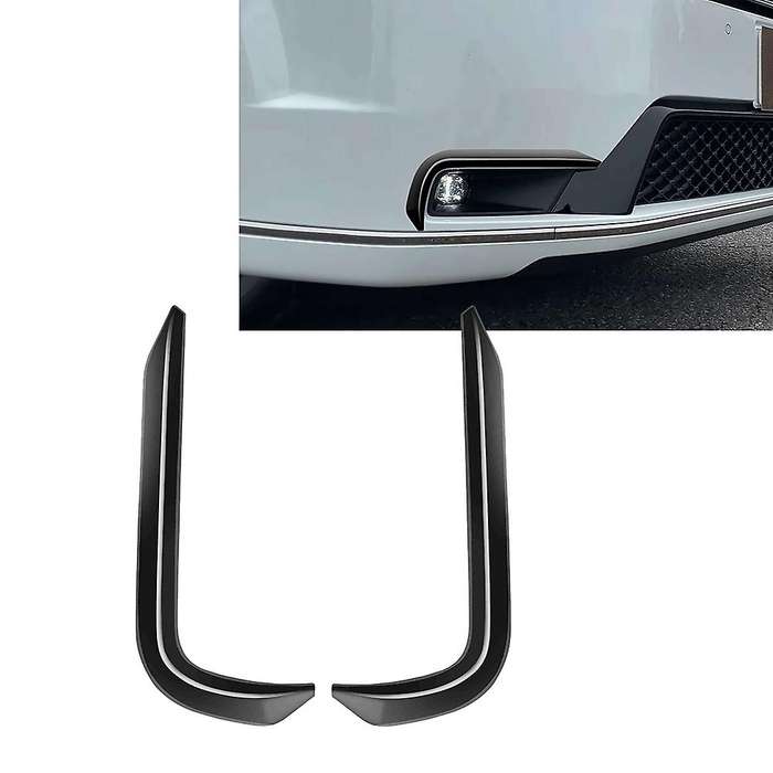 Car Front Fog Light Lamp Eyebrow Fog Light Trim Frame Front Bumper Splitter Spoilers for STEPWGN RP8