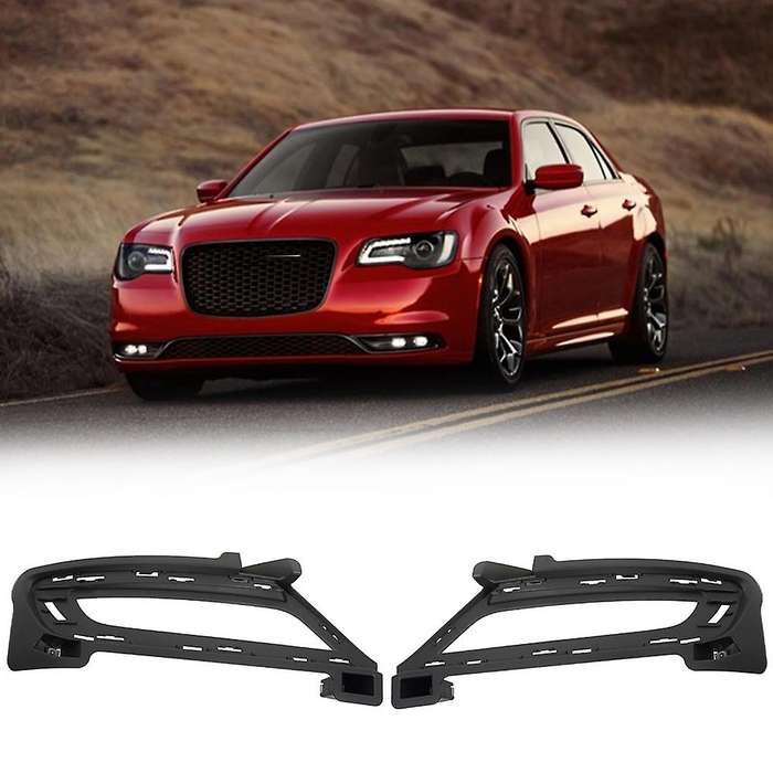 Car Front Fog Light Lamp Deco Cover Trim for 300 2015-2020 68227212AB 68227213AB