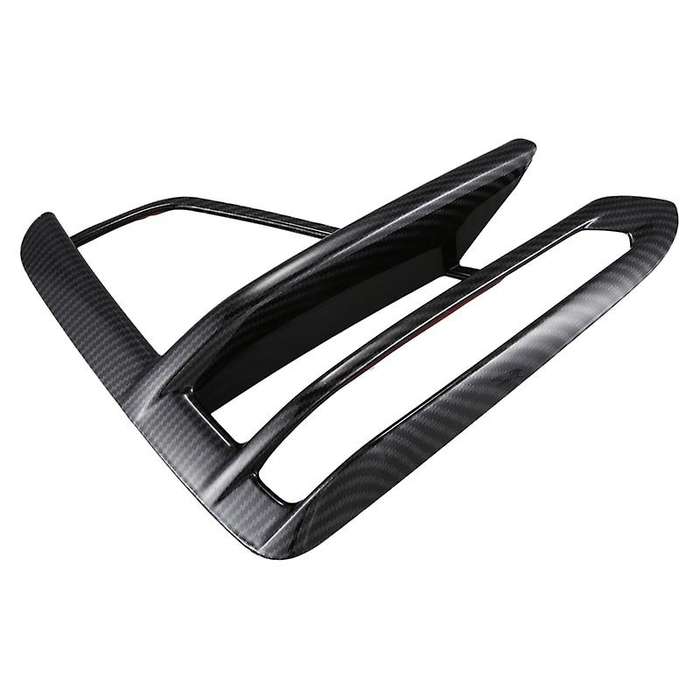 Car Front Fog Lights Lamp Frame Cover Trim for Forte / Cerato / 2019 2020 Carbon Fiber