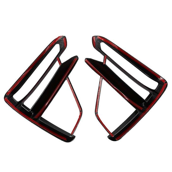 Car Front Fog Lights Lamp Frame Cover Trim for Forte / Cerato / 2019 2020 Carbon Fiber