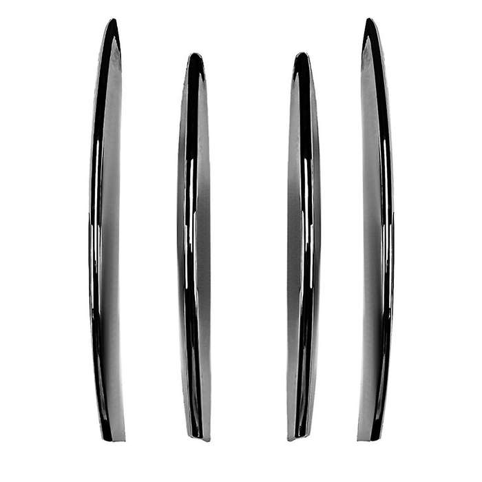 Car Front Fog Lights Trim Strips Bumper Lip Splitter Spoiler for CLA Class C118 X118 2023+ Silver