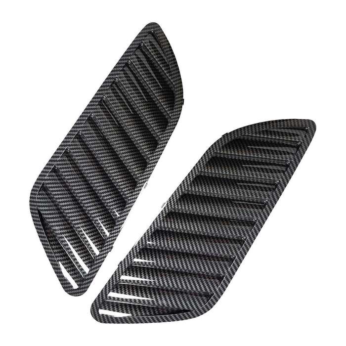 Car Front Grill Hood Cover, Carbon Fiber Grill Air Outlet Vent Cover for E90 E91 E92 F30 E46 Dtm St