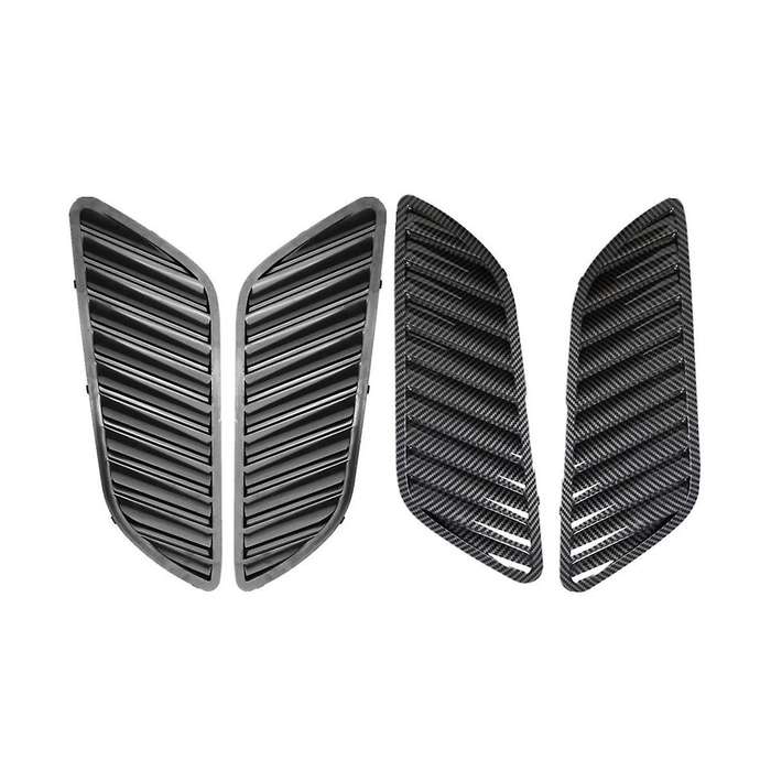 Car Front Grill Hood Cover Grill Air Outlet Vent Cover Trim for E90 E91 E92 F30 E46 Dtm Style(black
