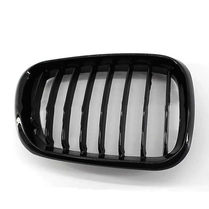 Car Front Grille Grill L&R Hood Bumper Kidney Grilles Gloss Black for - E53 X5 1999 2000 2001 2002 2