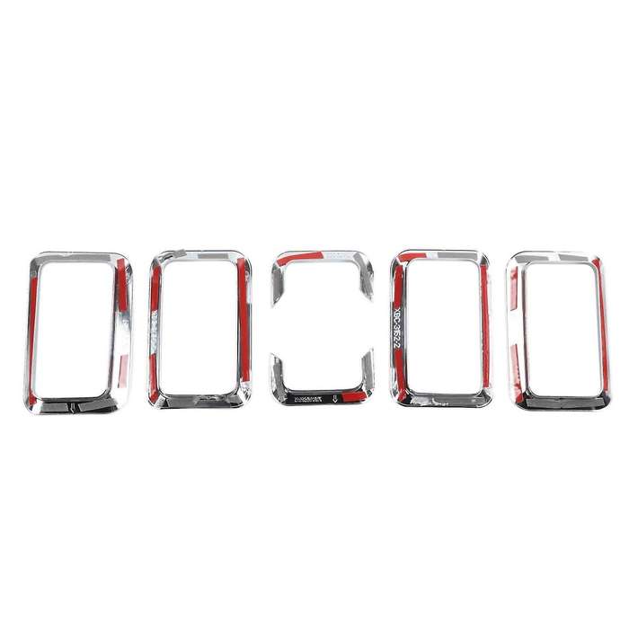Car Front Grille Insert Decorative Cover Stickers for Jimny JB74 2019 2020 Exterior Carbon Fiber