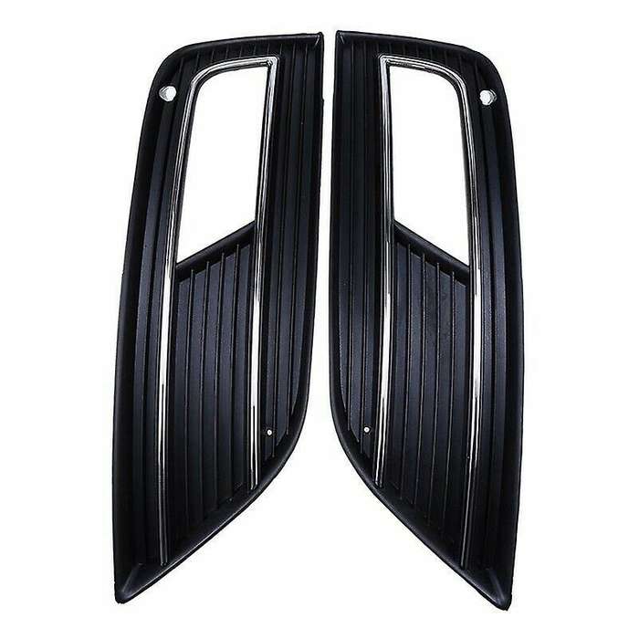 Car Front Grills Bumper Fog Lights Cover Lamp Frame Trim for - A4L B9 A4 B9 2012-2015