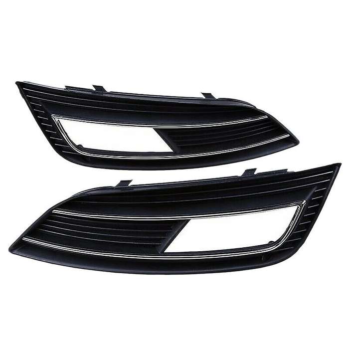 Car Front Grills Bumper Fog Lights Cover Lamp Frame Trim for - A4L B9 A4 B9 2012-2015