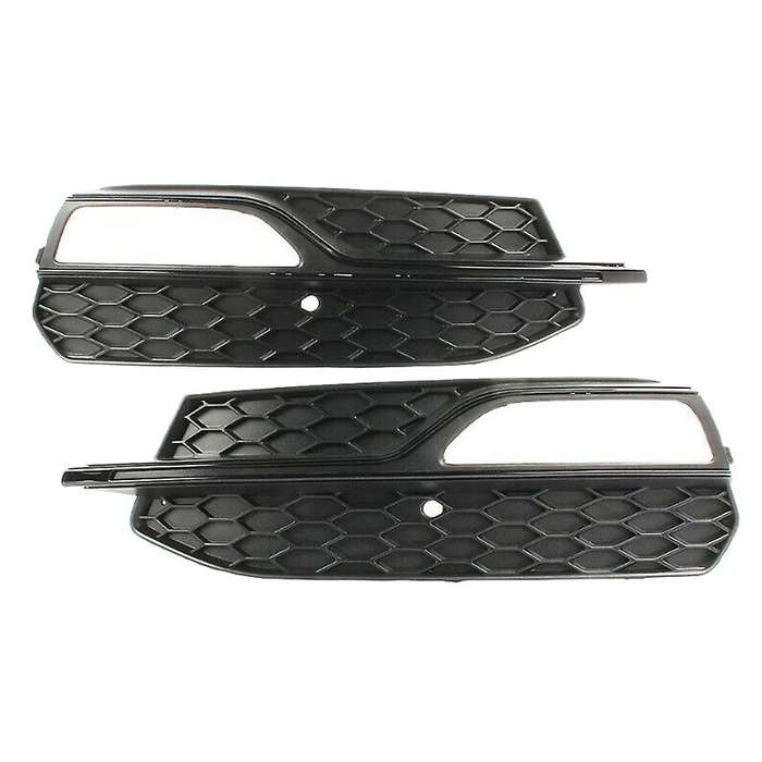 Car Front Grills Bumper Fog Lights Cover Lamp Frame Trim for  S3 A3 2013-2016