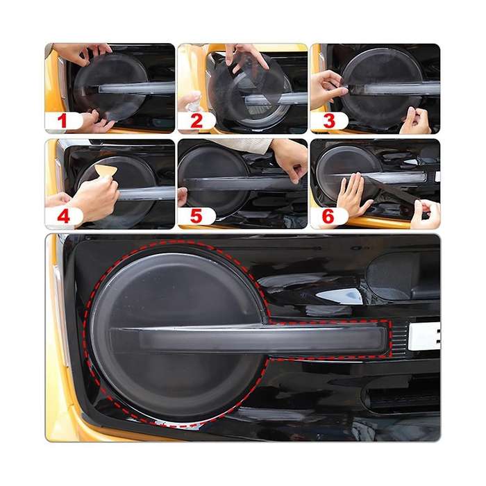 Car Front Headlight Protective Film Decoration Stickers Smoked PVC for 2021 2022 2023 Accessories