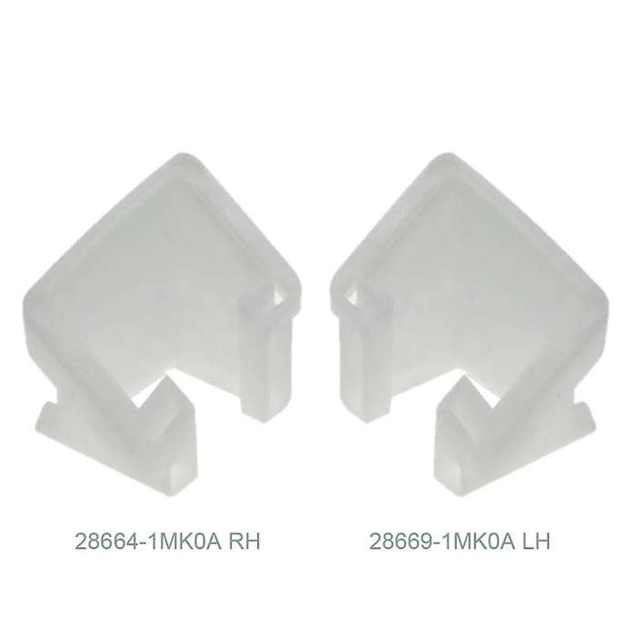 Car Front Headlight Washer Nozzle Washer Spray Nozzle for Q70 M37 2013-2017 28642-1MK0A 28641-1MK0A