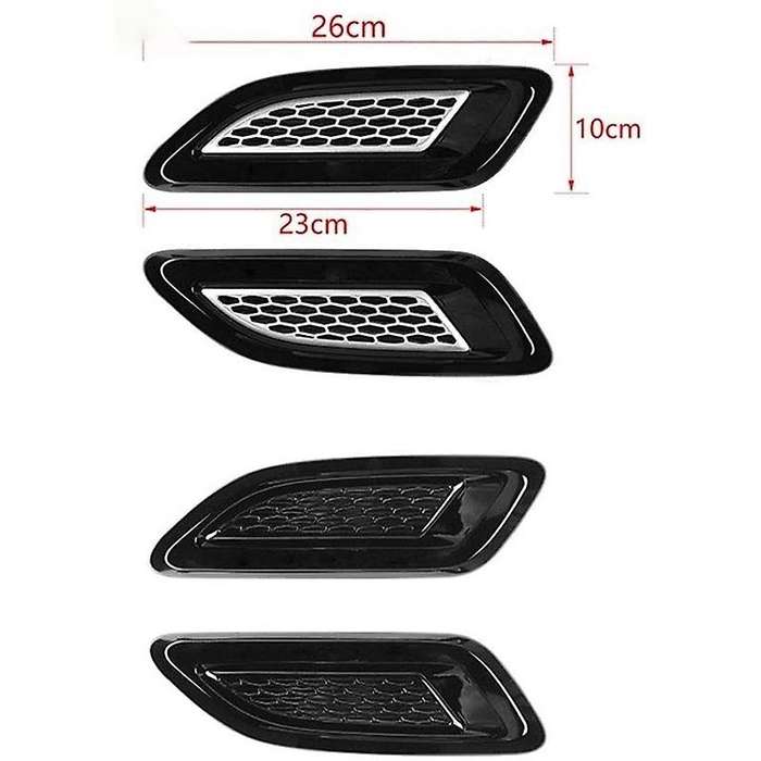 Car Front Hood Outlet Decoration Cover for Jimny 2019 2020 Exterior Accessories Black