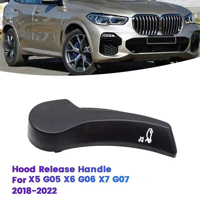 Car Front Hood Release Handle 51437479088 for X5 G05 X6 G06 X7 G07 2018-2022 Bonnet Unlocking Handle